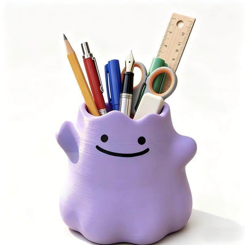 Case With Pencil Holder - 포켓몬 디토 펜 홀더 창의적인 수납함