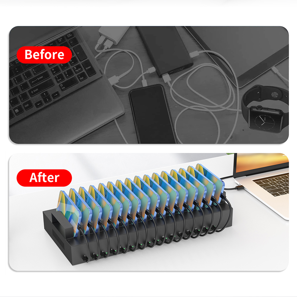Usb Hub Type C - CA16-165C 16포트 USB 타입-C 허브 USB