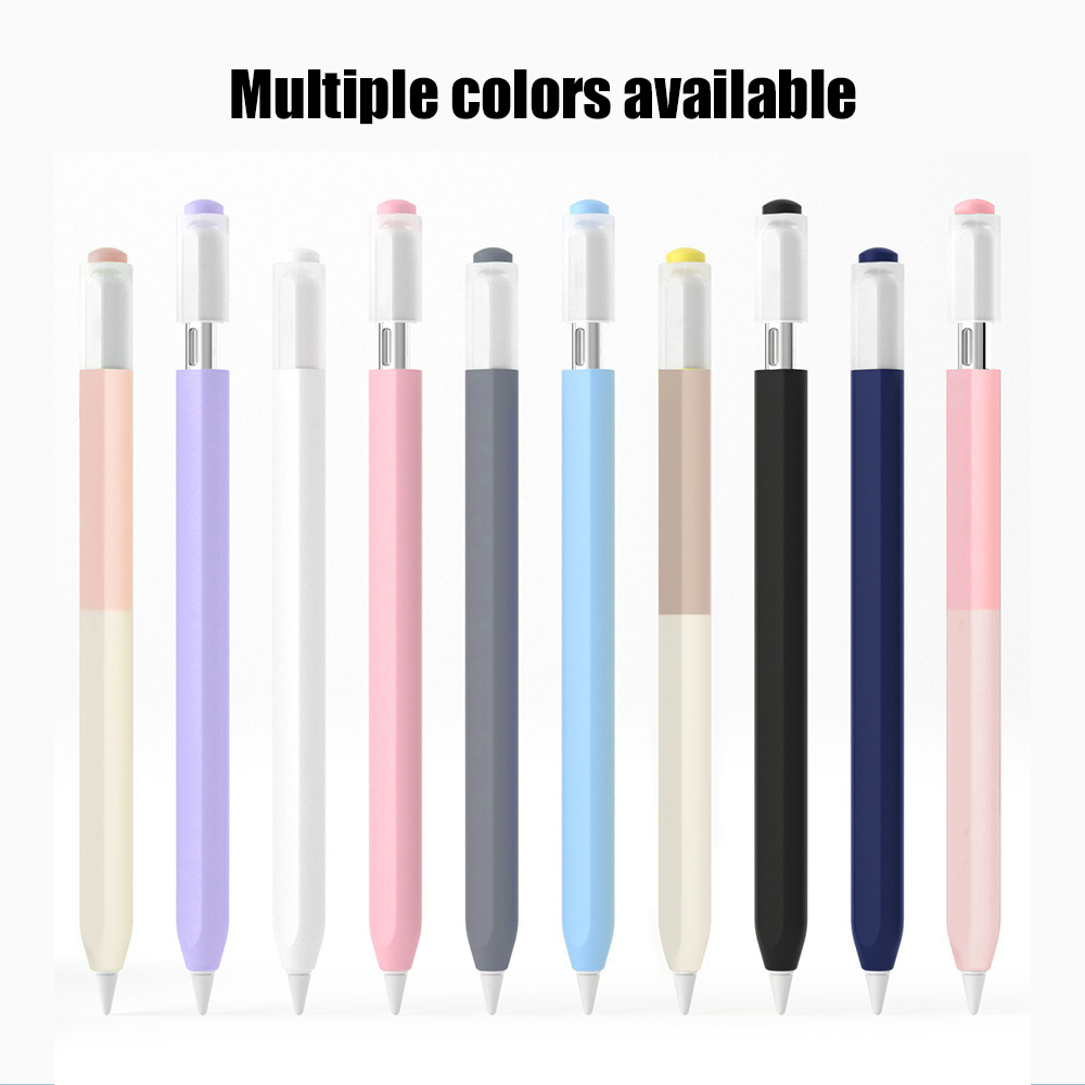 애플 펜슬 3용 컬러 스플라이싱 실리콘 펜 케이스 US - Tablet Pencil Accessories 리뷰 및 가격