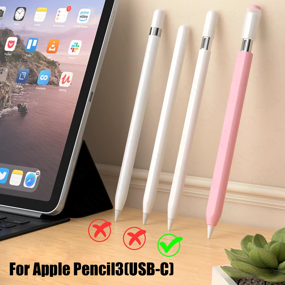 애플 펜슬 3용 컬러 스플라이싱 실리콘 펜 케이스 US - Tablet Pencil Accessories 리뷰 및 가격