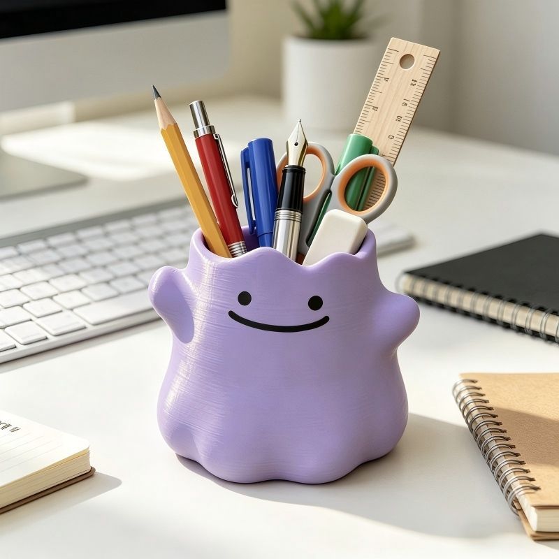 포켓몬 디토 펜 홀더 창의적인 수납함 데스크탑 장식 대 - Case With Pencil Holder 리뷰 및 가격