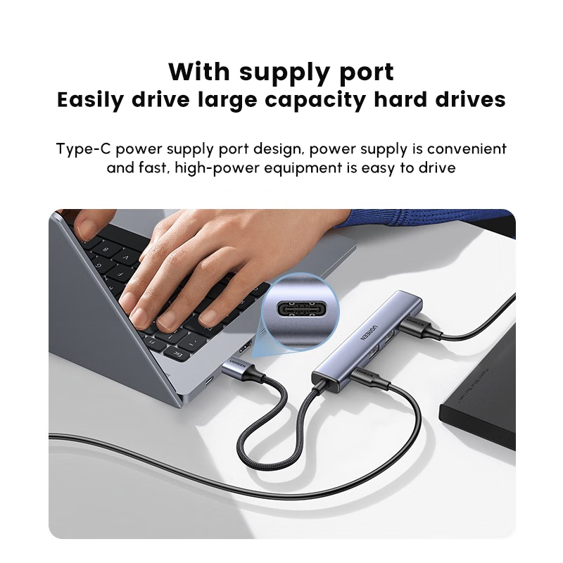 4개의 USB2.0 포트와 1개의 C타입 충전 포트를  - Usb Hub Type C 리뷰 및 가격