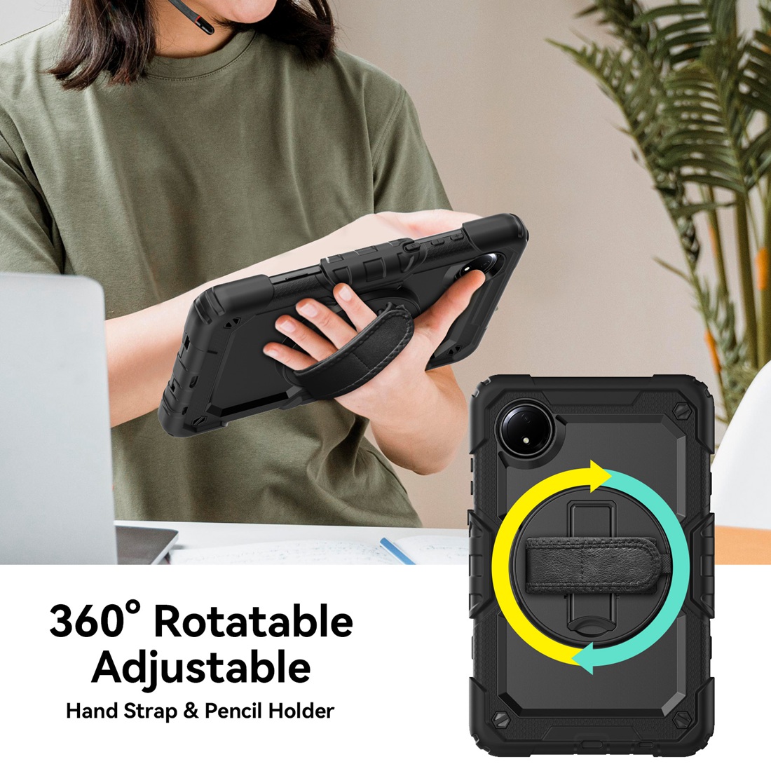 헤비 듀티 충격 방지 케이스 360 °   샤오미 레드 - Oneplus Tablet Accessories 리뷰 및 가격