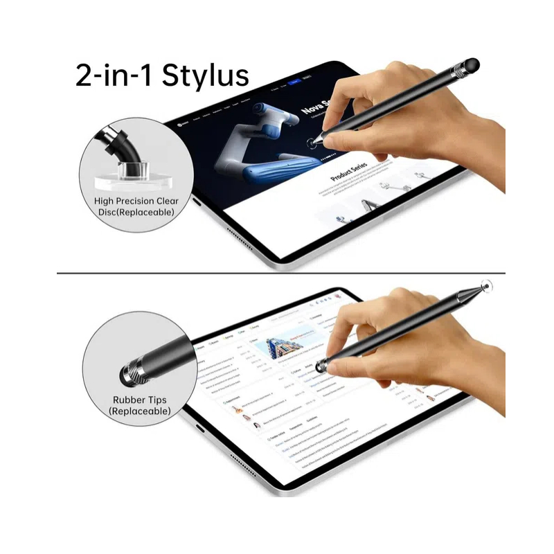 2-in-1 스타일러스 펜 고감도 디스크 팁 고무 팁  - Tablet Pencil Accessories 리뷰 및 가격