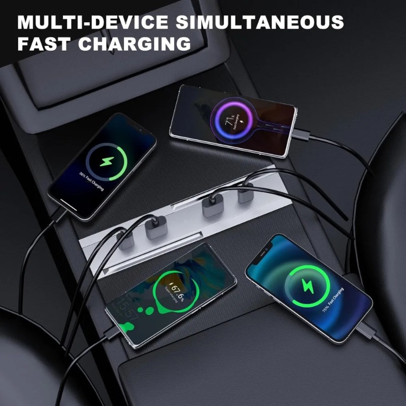 센터 콘솔 차량용 어댑터 멀티 포트 65W 타입-C U - Usb Hub Type C 리뷰 및 가격