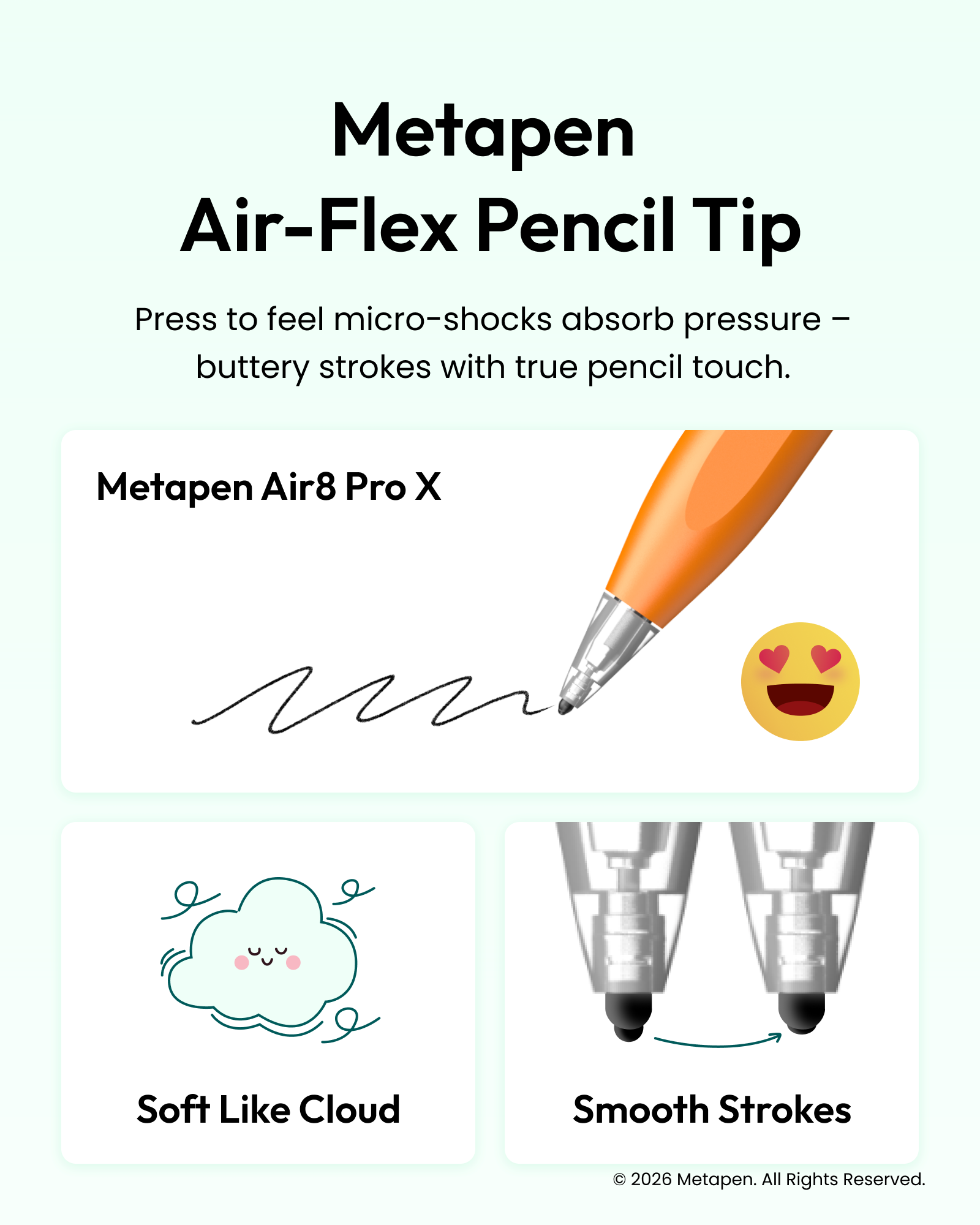 메타펜 팜 리젝션 스타일러스 펜 (애플 펜슬 호환),  - Tablet Pencil Accessories 리뷰 및 가격