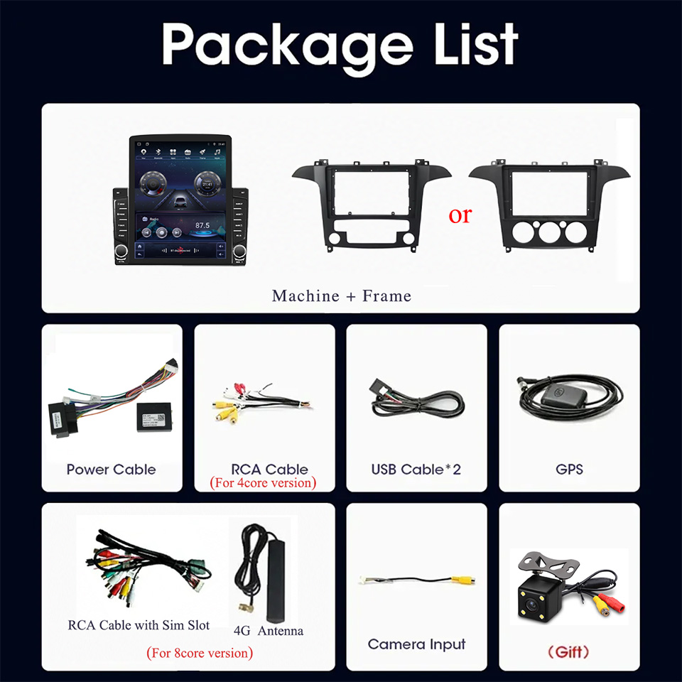 안드로이드 14 8G + 128G 자동차 라디오 포드  - Tablet Danish Mobile & Accessories Faisalabad 리뷰 및 가격