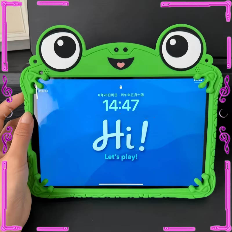 새로운 스팟 만화 큰 눈 개구리 태블릿 케이스 아이패드 - Cool Tablet Accessories 리뷰 및 가격