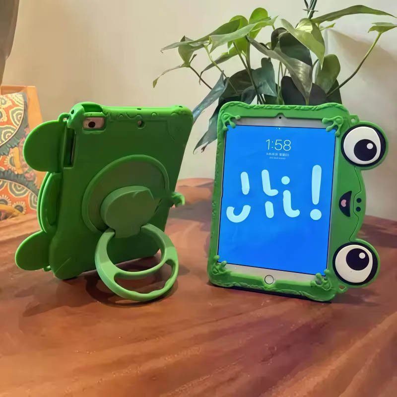 새로운 스팟 만화 큰 눈 개구리 태블릿 케이스 아이패드 - Cool Tablet Accessories 리뷰 및 가격