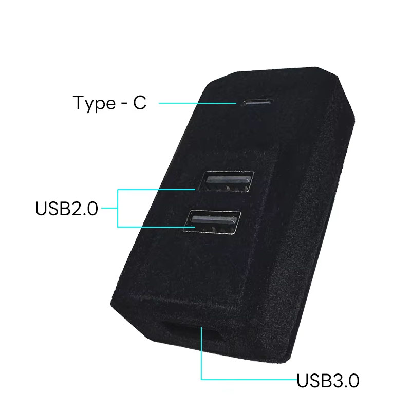 자동차 글러브 박스용 도킹 스테이션 USB 허브 확장  - Usb Hub Type C 리뷰 및 가격